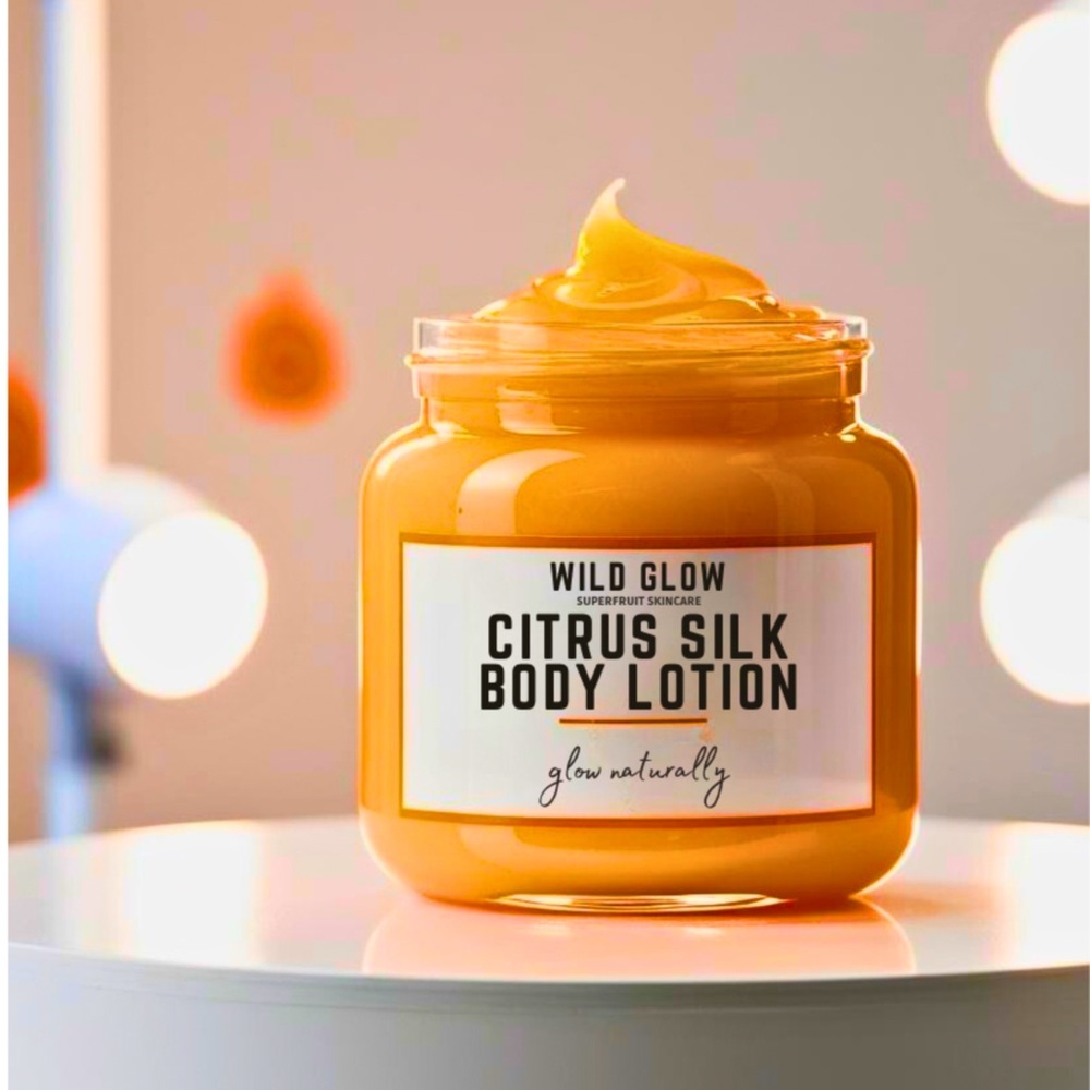 Citrus Silk Body Lotion — Clean Orange Moisturizer & Body Oil